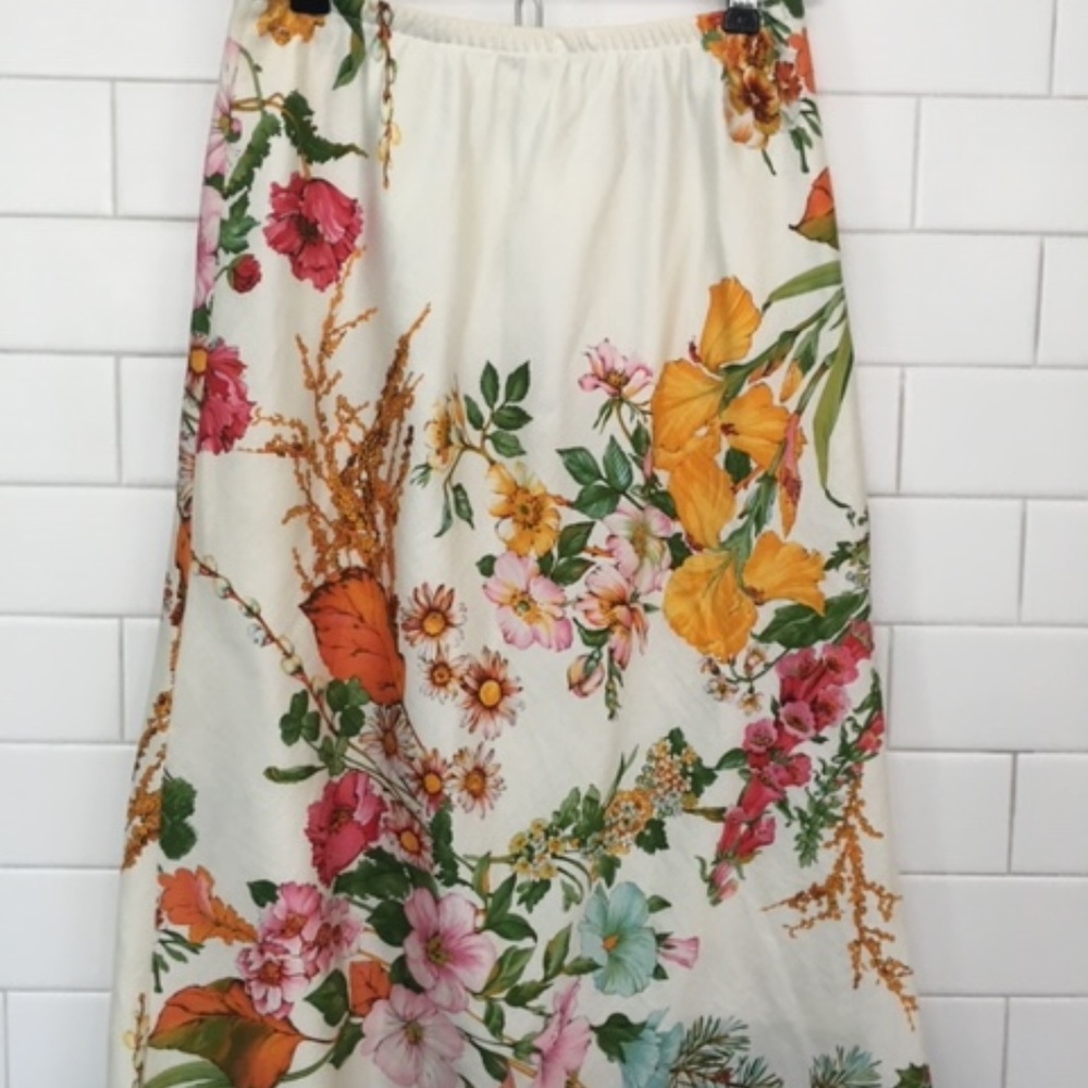 Paul and Joe vintage floral print skirt